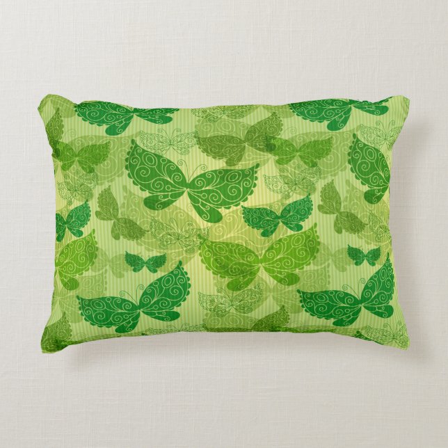 Spring Green Pattern Decoratief Kussen (Voorkant)