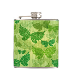 Spring Green Pattern Heupfles
