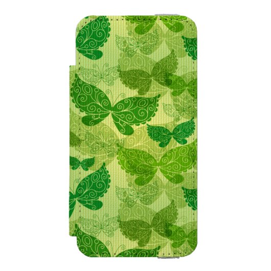 Spring Green Pattern Incipio iPhone Portemonnee Hoesje (Voorkant Agenda)