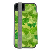 Spring Green Pattern Incipio iPhone Portemonnee Hoesje (Agenda Achterkant)