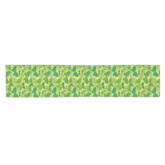 Spring Green Pattern Korte Tafelloper (Horizontaal)