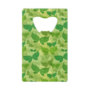 Spring Green Pattern Kredietkaart Flessenopener