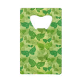 Spring Green Pattern Kredietkaart Flessenopener (Achterkant)