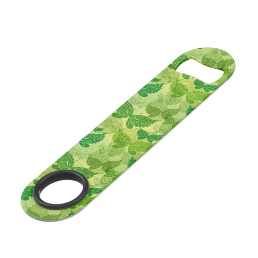 Spring Green Pattern Speed Flessenopener (Achterkant Gekanteld)