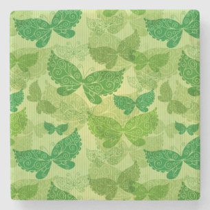 Spring Green Pattern Stenen Onderzetter