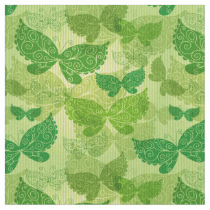 Spring Green Pattern Stof