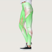 Spring Green Roze Witte Leggings (Links)