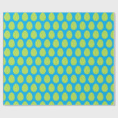 Spring Green Squiggles Easter Egg Cadeaupapier (Vlak)