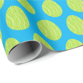 Spring Green Squiggles Easter Egg Cadeaupapier (Rol Hoek)
