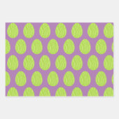 Spring Green Squiggles Easter Egg Inpakpapier Vel (Voorkant 2)