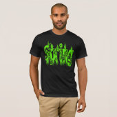 Spring Green Text Cute Floral Typografie T-shirt (Voorkant volledig)