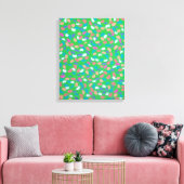Spring Greens Painterly Art Canvas Afdruk (Insitu (Woonkamer))