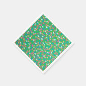 Spring Greens Painterly Art Servet (Hoek)