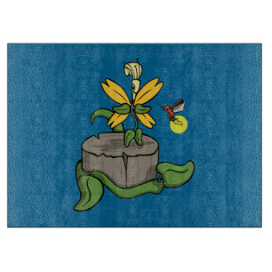 Spring Greets Zomer Glas Snijplank