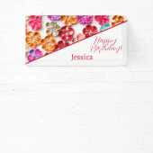 Spring Handmade sewn fabric Flowers Multicolor Spandoek (Insitu)