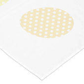 Spring Happy Easter Eggs Patroon Minimalistisch Korte Tafelloper (Hoek)