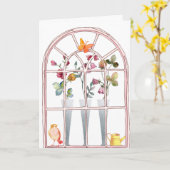 Spring has Sprung Kaart (Gele Bloem)