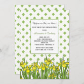 Spring has Sprung Rehearsal Dinner Kaart (Voorkant / Achterkant)