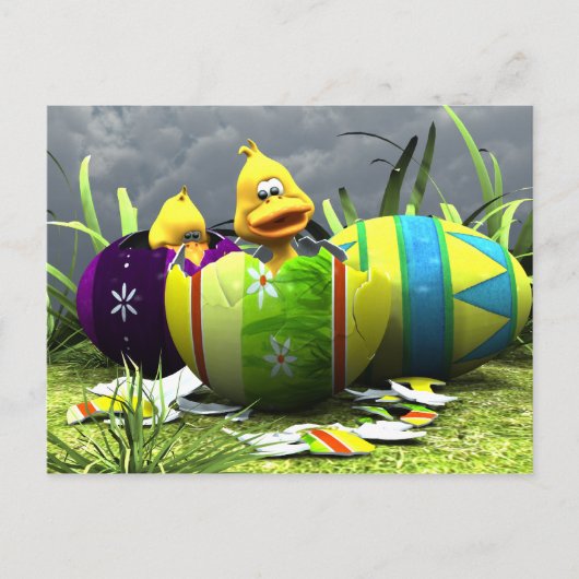 Spring Hatching Briefkaart (Voorkant)