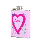 Spring Heart Valentijn Heupfles (Links)