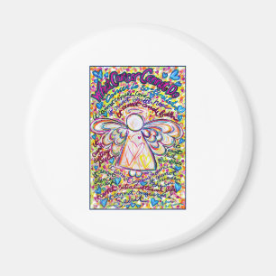 Spring Hearts Cancer Angel Magnet Magneet