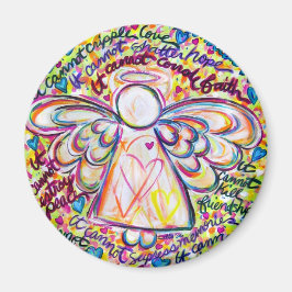Spring Hearts Cancer Angel Magnet Magneet