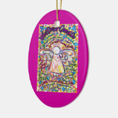 Spring Hearts Cancer Angel Ornament Gepersonalisee (Links)