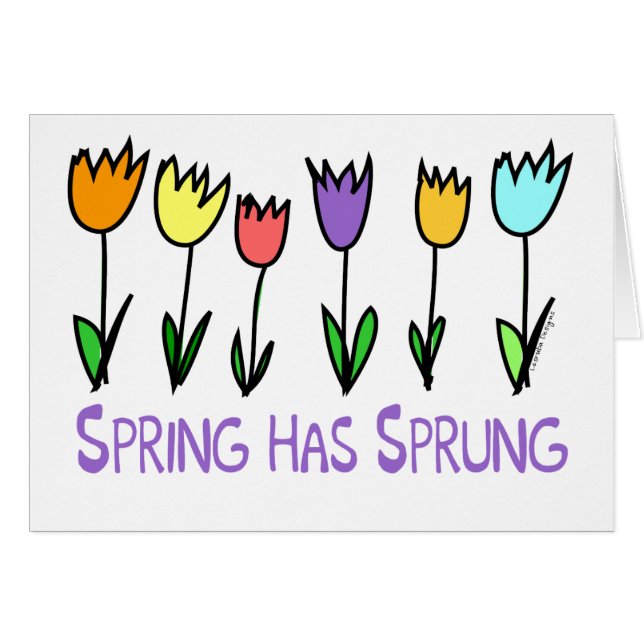 Spring heeft Sprung (Voorkant Horizontaal)