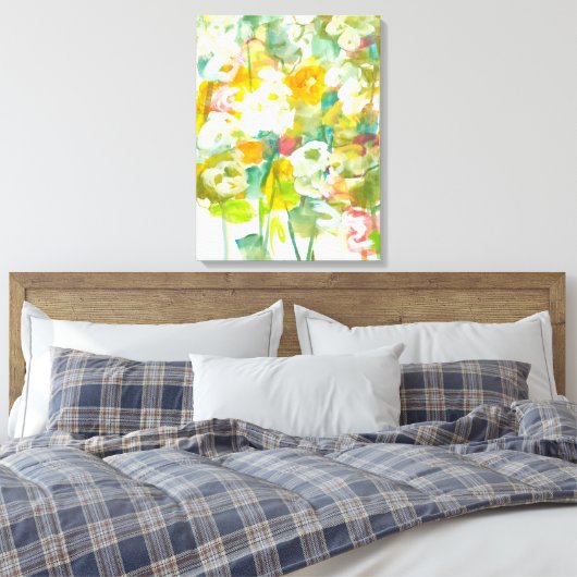 Spring heeft Sprung II Canvas Afdruk (Insitu (Slaapkamer))