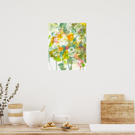 Spring heeft Sprung II Poster (Keuken)