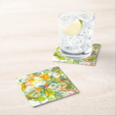 Spring heeft Sprung II Vierkante Kartonnen Onderzetter (Insitu)