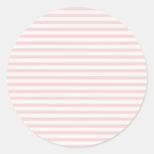Spring Heritage Strepen Zachte Blos ll Ronde Sticker