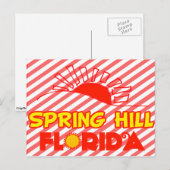 Spring Hill, Florida Briefkaart (Voorkant / Achterkant)