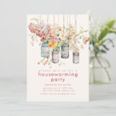 Spring Housewarming Party Uitnodigen Kaart (Staand voorkant)