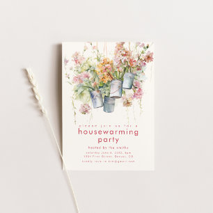 Spring Housewarming Party Uitnodigen Kaart
