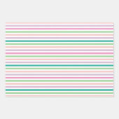 Spring Hydrangea Turquoise & Roze Inpakpapier Vel (Voorkant 2)