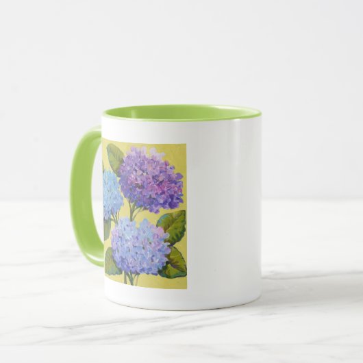 Spring Hydrangeas I Mok (Voorkant links)