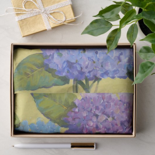 Spring Hydrangeas I Tissuepapier (Geschenk)