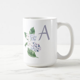 Spring HYRDANGEA met aanpasbare brief Koffiemok
