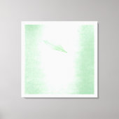 Spring Impressions Mint Groen Blad Canvas Afdruk (Voorkant)