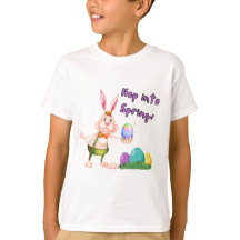 Spring in de lente paashaas en kleurrijke eieren