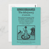 Spring in het Briefkaart van de nacht (Voorkant / Achterkant)