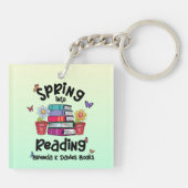 Spring in Reading Brenda K Davies Books Sleutelhanger (Achterkant)