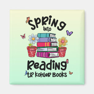 Spring in Reading TR Kohler Books Magneet