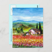 SPRING IN TUSCANY BRIEFKAART (Voorkant / Achterkant)