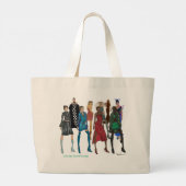 Spring Into Fashion! Grote Tote Bag (Achterkant)