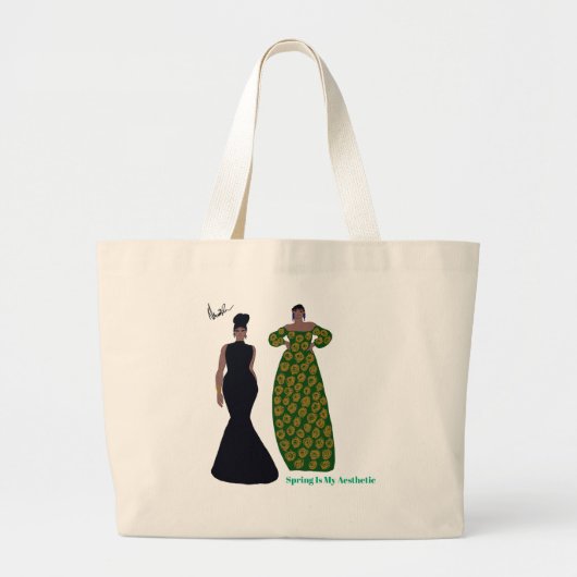 Spring Into Fashion! Grote Tote Bag (Voorkant)