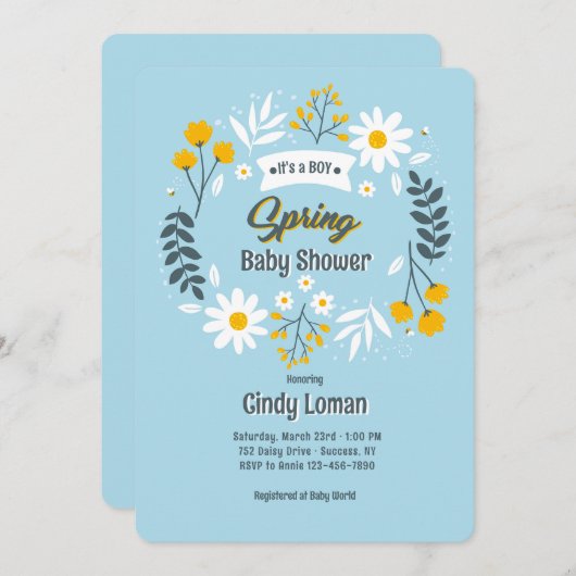 Spring Is Here Kaart (Voorkant / Achterkant)