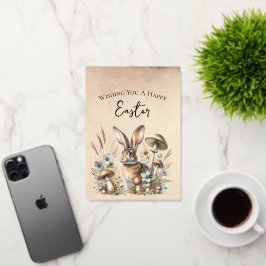 Spring Jack Rabbit Folie Wenskaart