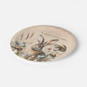 Spring Jack Rabbit Papieren Bordje (Gekanteld)